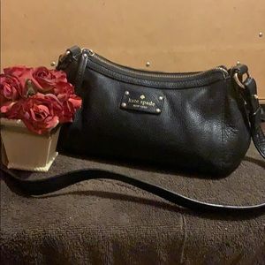Gorgeous Kate ♠️ Spade black leather  shoulder bag